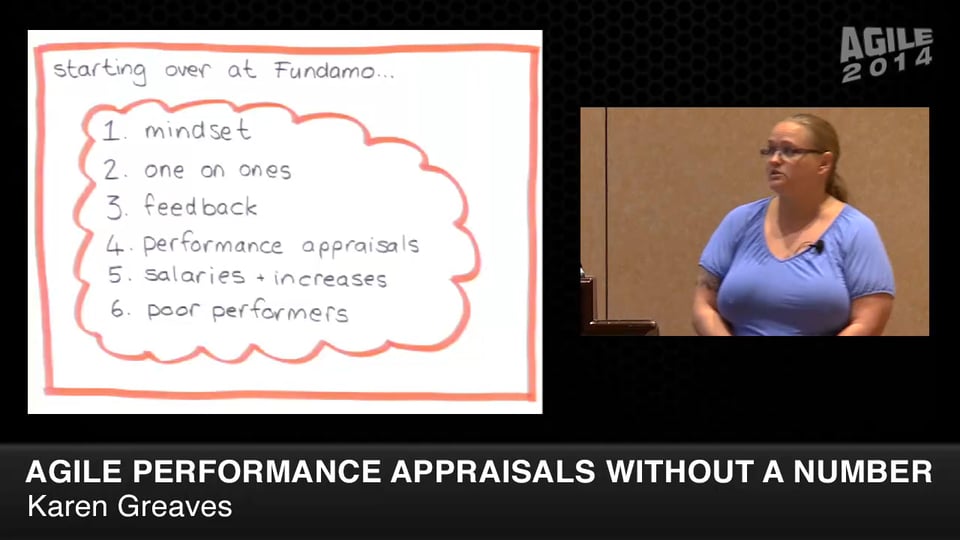 Agile Performance Appraisals without a number