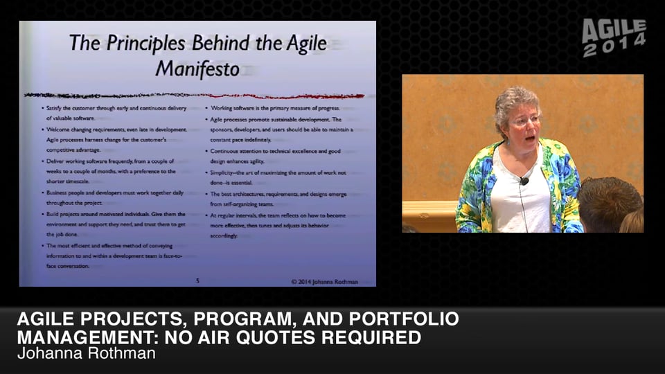 Agile Projects, Programs, and Portfolio Management: No Air Quotes Needed