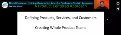 Helping Companies Adopt a Product Centered Approach