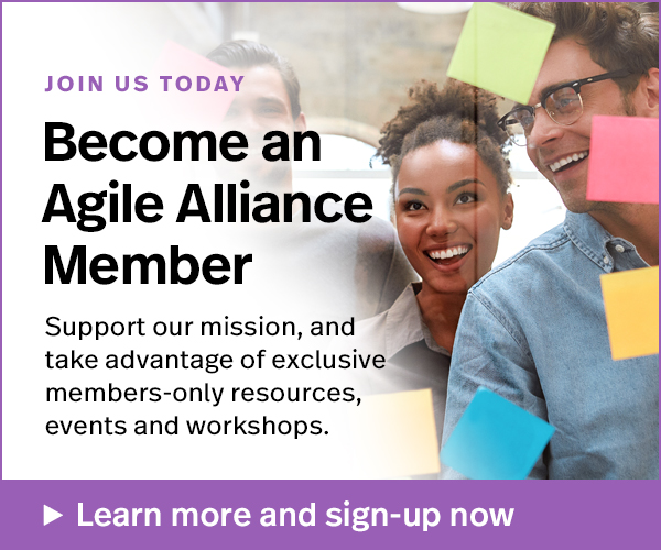 Become and Agile Alliance Member Sidebar