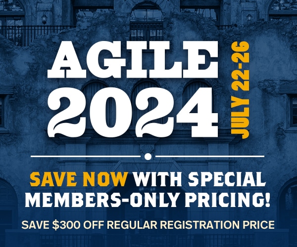 Agile2024 Member Pricing